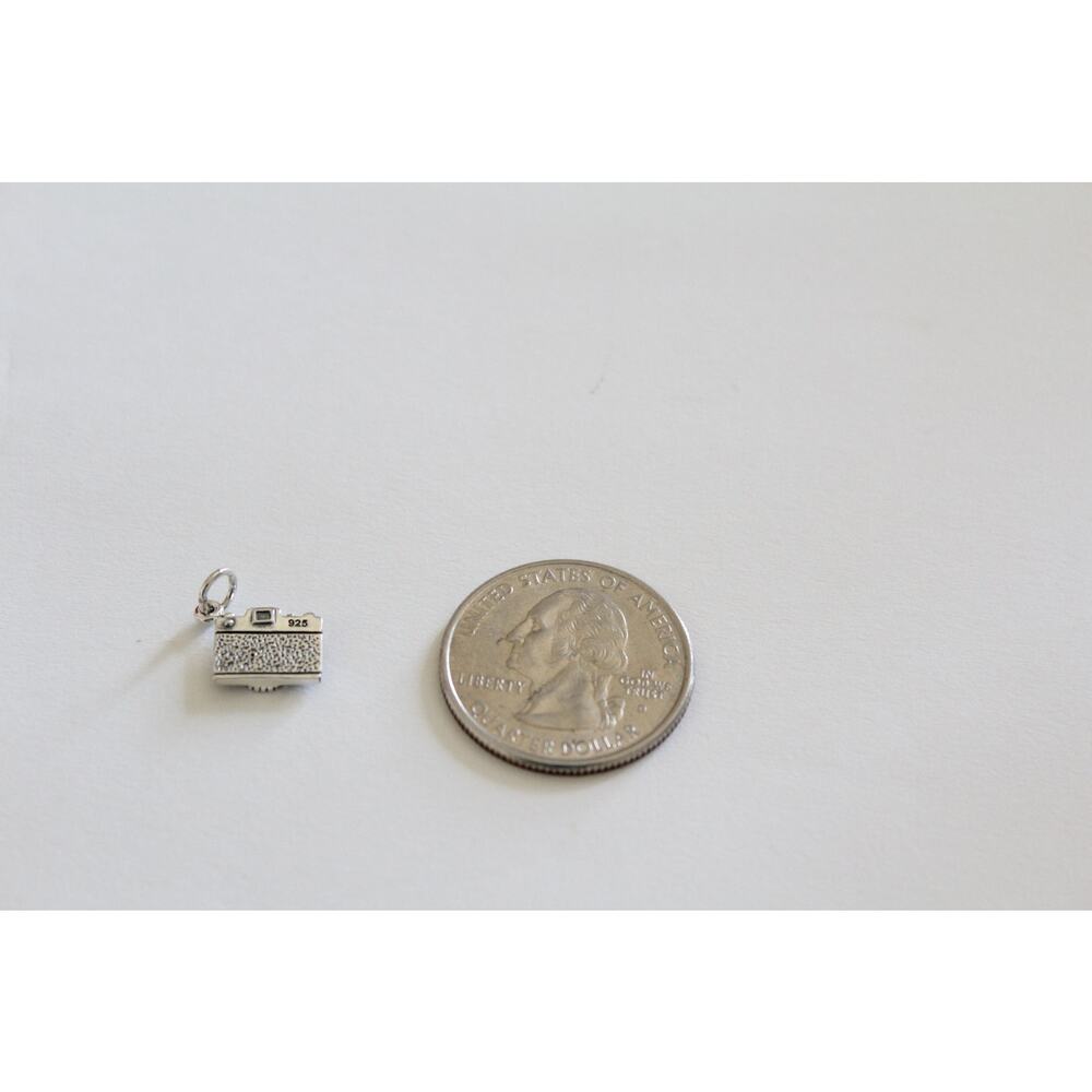 Sterling Silver Camera Charm, Silver Camera Charm… - image 4